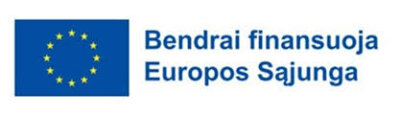 Logotipas bendrai finansuoja europos sąjunga